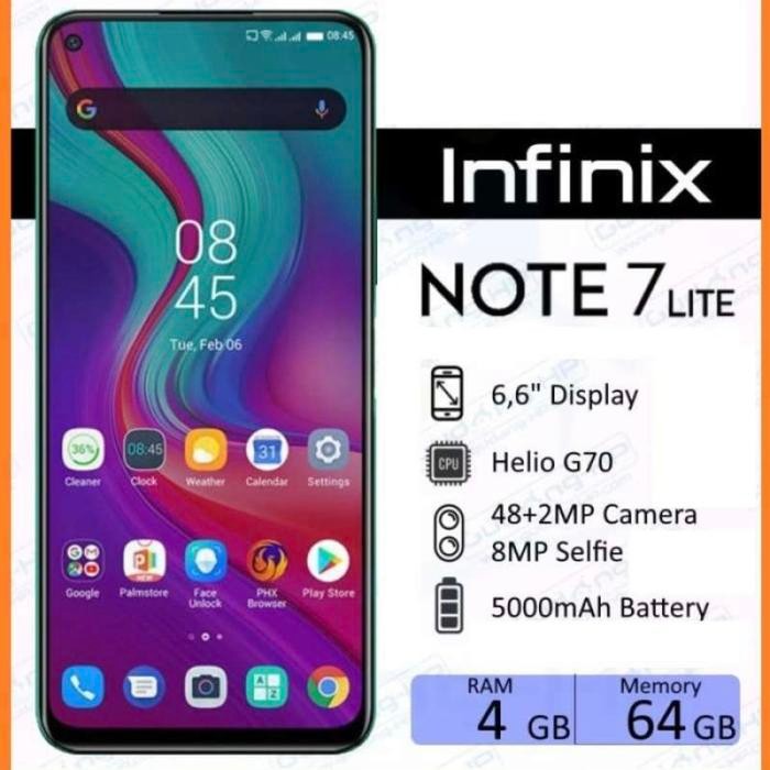 Gadgetra- Infinix Note 7 Lite 4/64