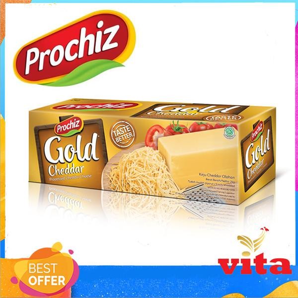 

BARANG TERLARIS Prochiz Keju Batangan Gold Cheddar 2kg