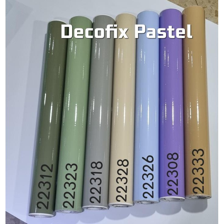 

Sticker Glossy Pastel Decofix 50Cm (Rol)