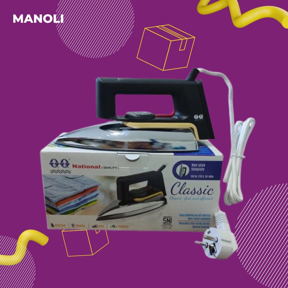 MN - QQ National Setrika Anti Lengket Ber SNI/Setrika/Anti Lengket