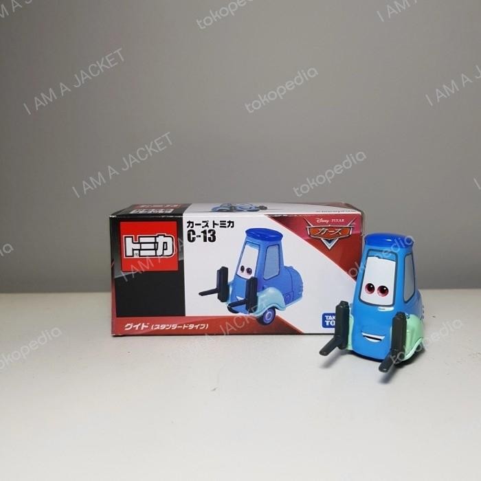 Die-cast takara Tomy Tomica disney pixar Cars C-13 Guido biru