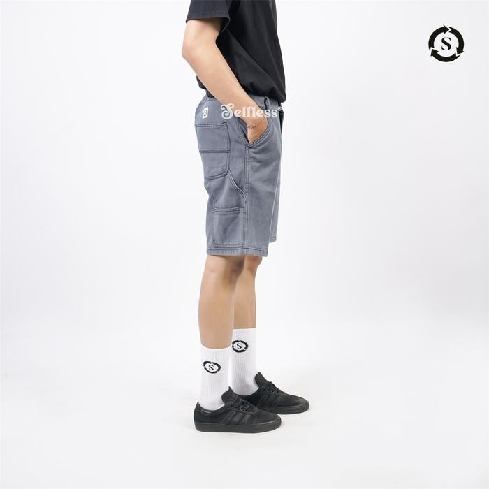 SELFLESSANDCARE - CARPENTER SHORT PANTS / CELANA CARPENTER PENDEK PRIA / SHORT CARPENTER PANTS /