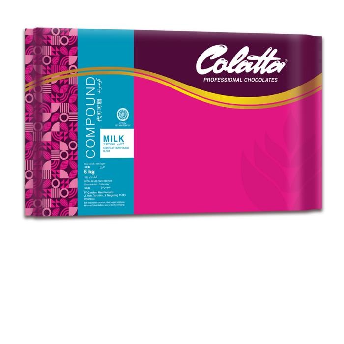 

COLATTA MILK CHOCOLATE COUMPOUND 1KG / COKLAT BATANG 1000 GR COLATA
