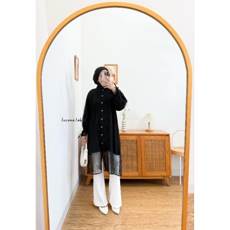 ALUNA TUNIK LOCANA LABEL LONG TUNIK