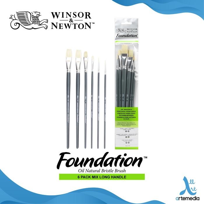 

Kuas Lukis Winsor & Newton Foundation Set 6 Mix Bristle Brush Lh