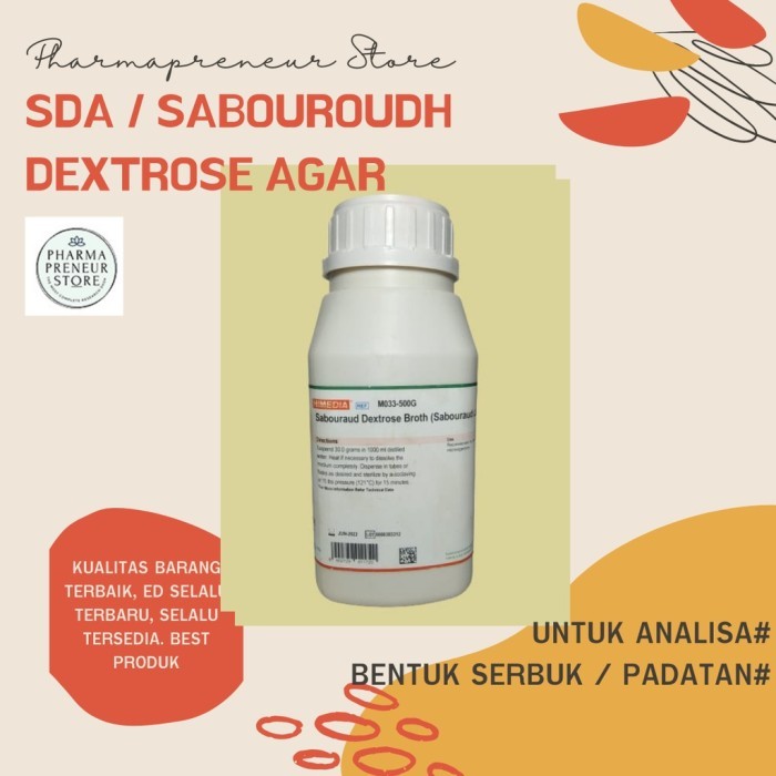 Terlaris Sabouraud Dextrose Agar SDA Per 10 Gram Best Quality