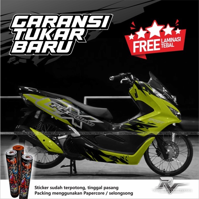 P01 Stiker / Sticker decal motor Pcx 150 New PCX 160 / pcx 150 Custom