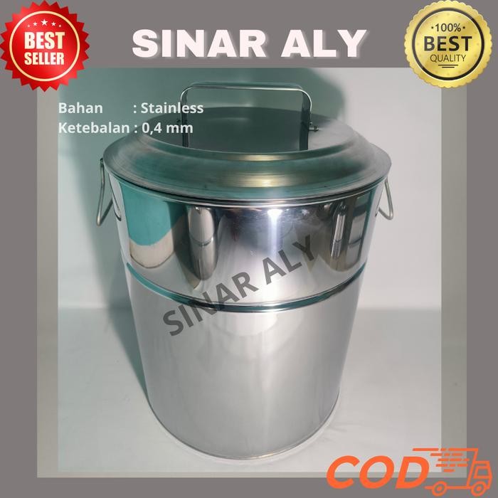 Dandang bakso Langseng Bakso Ukuran 28, 30, 32, 35, 40 cm Tebal 0,4 mm