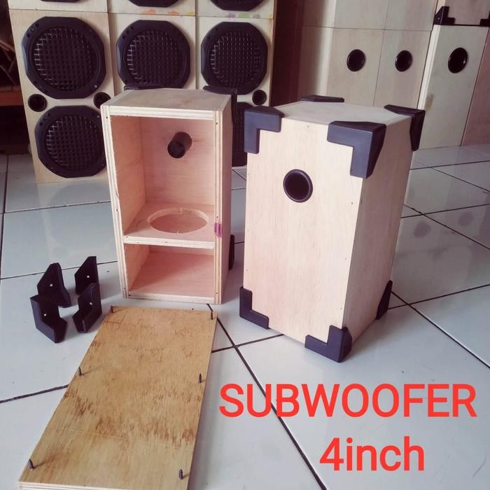 box speaker subwoofer 4 inch populer