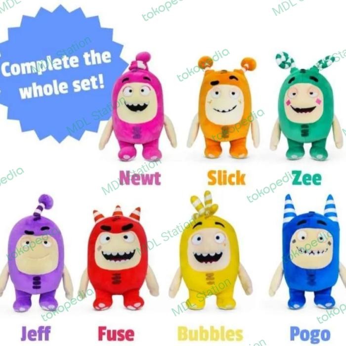 Terbaru Oddbods - Plush Doll/ Boneka Karakter 30Cm (Original)