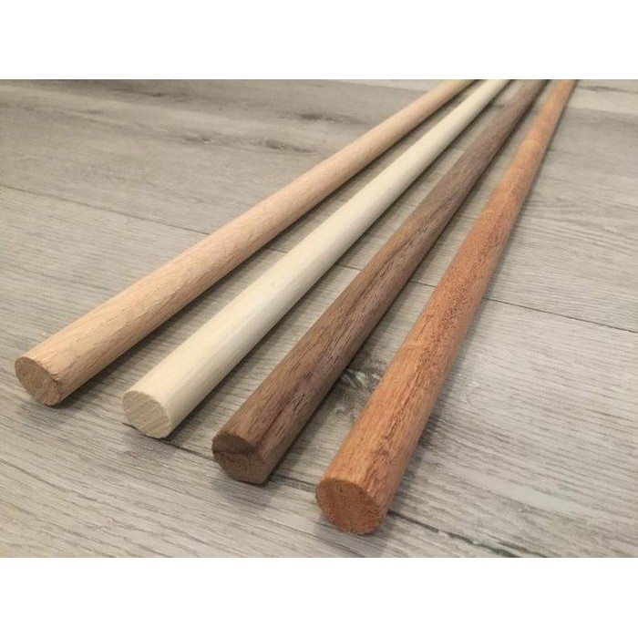 Batang Gorden Customs Kayu Gordyn Stik Bulat Hordeng Tongkat Gordeng