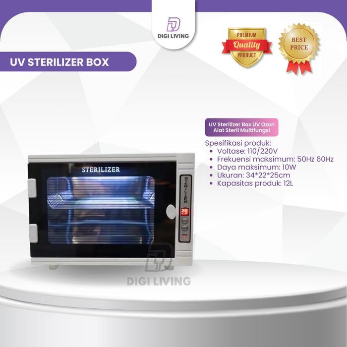 MomChild- Digiliving - Uv Sterilizer Box Uv Ozon Alat Steril Multifungsi