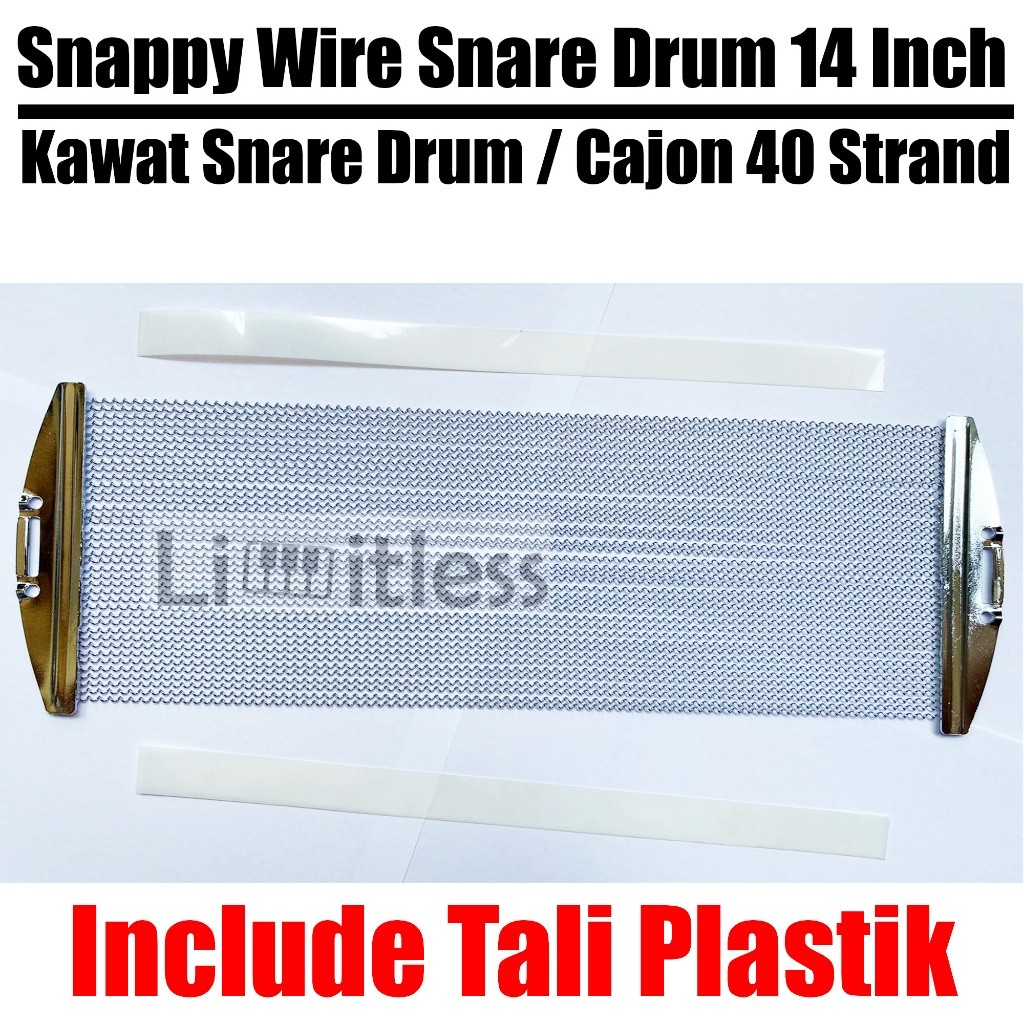 S Snare Drum 14 Inch / S Wire / Kawat Snare Drum 14 Inch 20 / 40 Strand