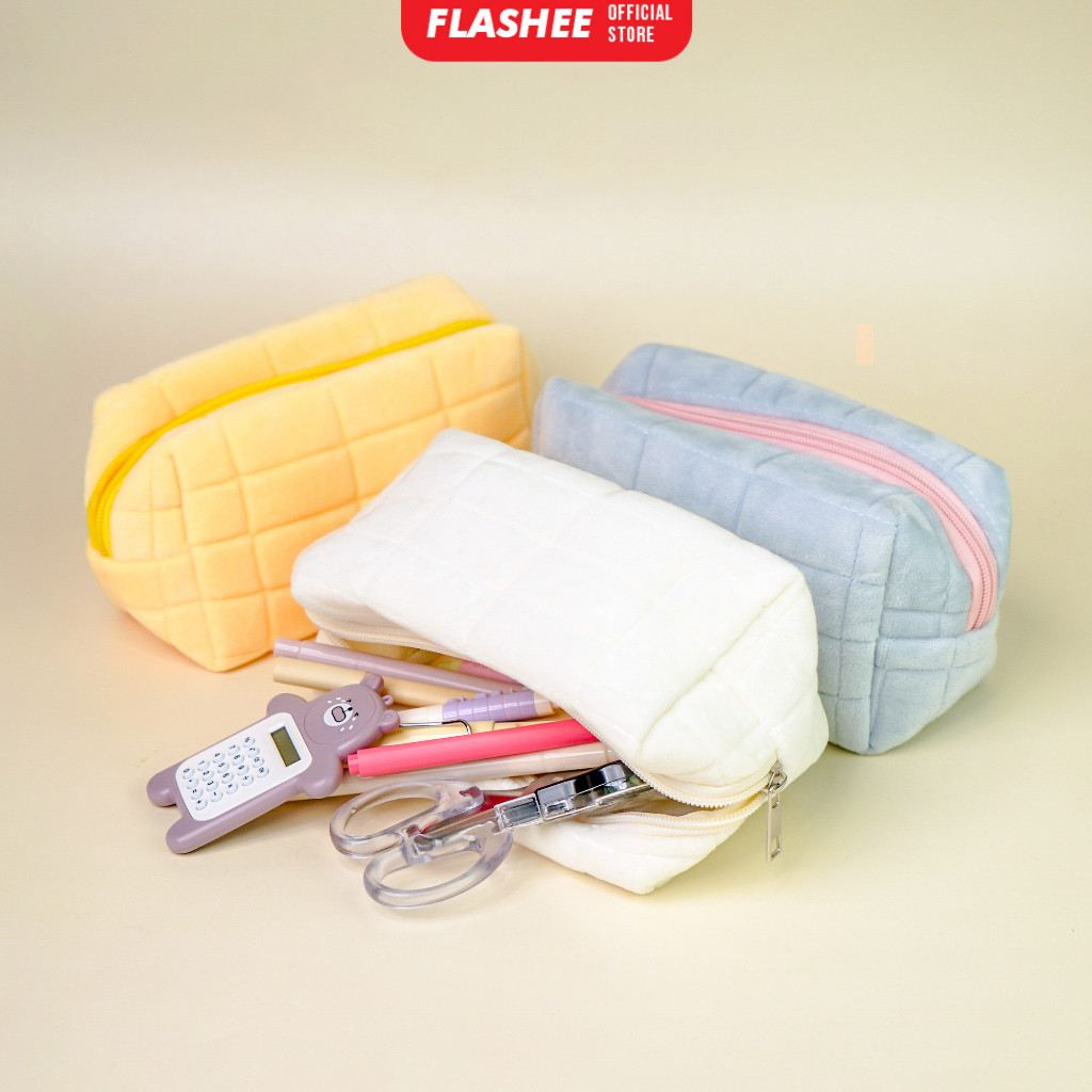 

Flashee Kotak Pensil Bulu Aesthetic Korea Flashee Lucu Tempat Pensil Sekolah Muat Banyak Multifungsi