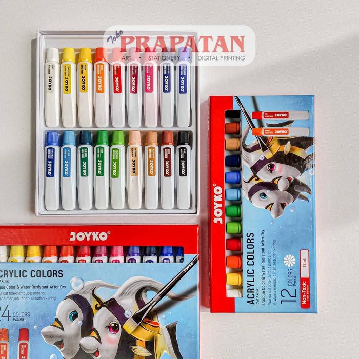 

Cat Akrilik Set Joyko 18X12Ml Joyko Acrylic Set #Gratisongkir