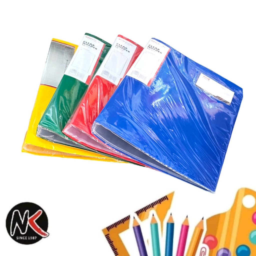 

Clear Holder F4 isi 20 /Map plastik F4 isi 20/pocket folio isi 20/document keeper F4 isi 20