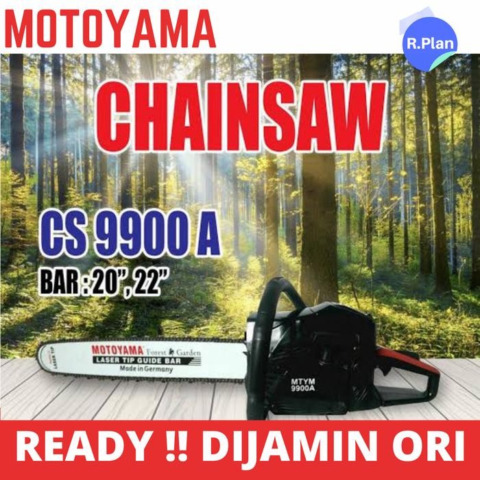 PREMIUM CHAINSAW MOTOYAMA 9900 A MESIN GERGAJI MOTOYAMA ORIGINAL