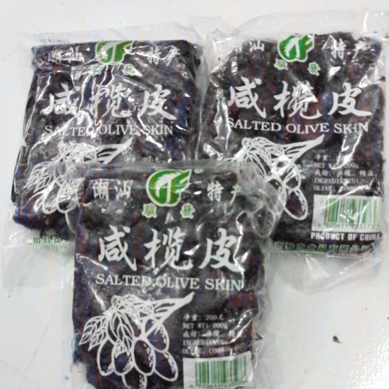 

Asinan Lamkok 200gram/Lamkok/Salted Olive Skin