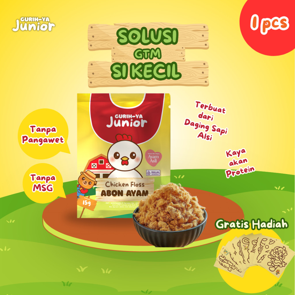 

Gurihya Junior - Abon Ayam -15g