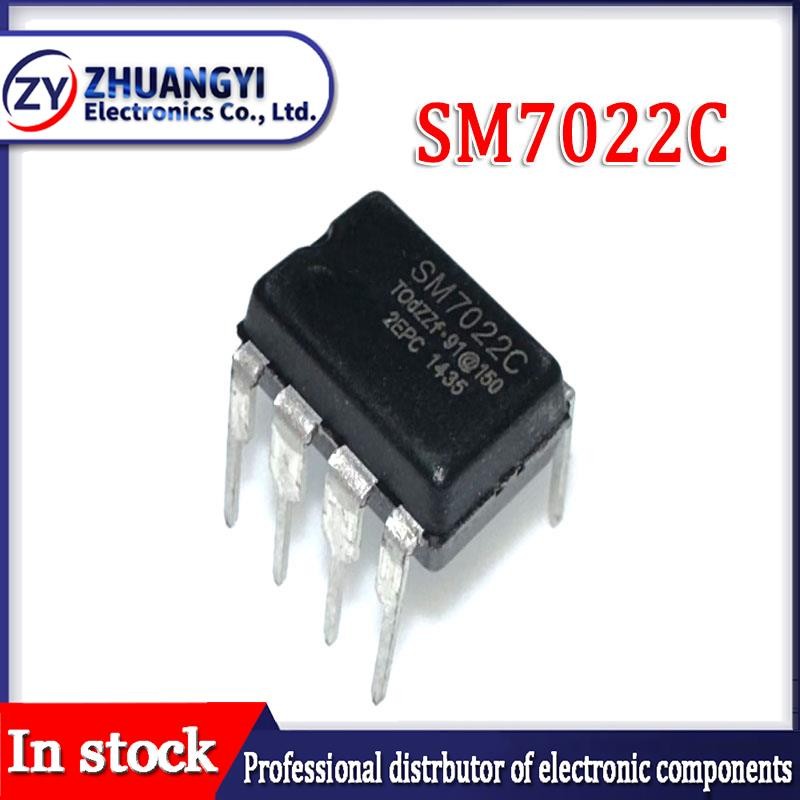 5 Buah/Lot Baru SM7022 SM7022C DIP-8 Chip Daya Chip Manajemen Daya Kompor Induksi IC Daya