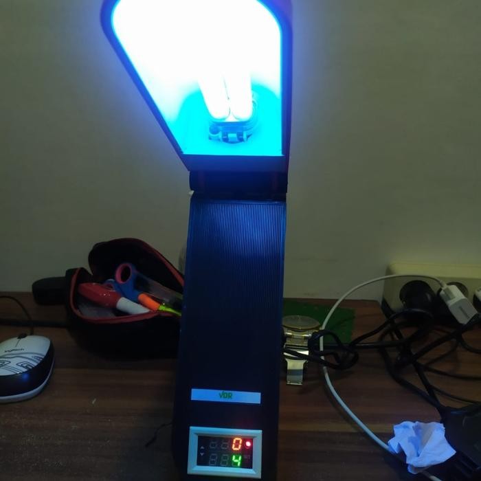 PREMIUM UVB Narrowband dudukan Lampu Belajar dengan Timer Otomatis