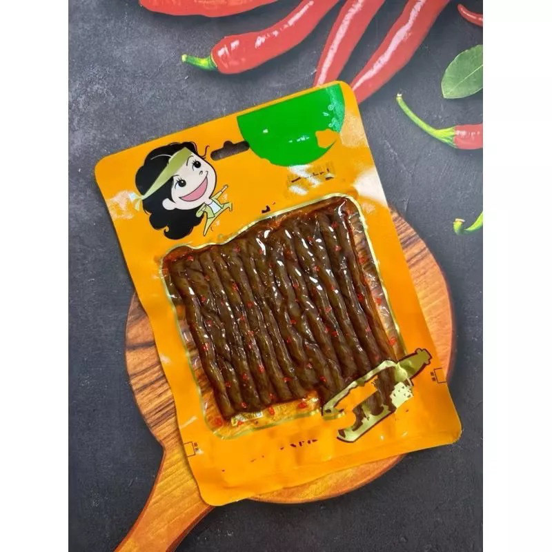 

[TERMURAH]WLm Snack 70gr halal dengan rasa pedas gurih/tendonspicy/garlicspicy 70gr