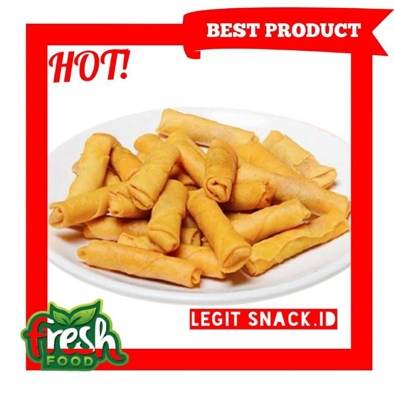 

Sumpia Ebi Pedas 500 Gr / Snack Sumpiah Udang Pedes / Spring Roll Chili