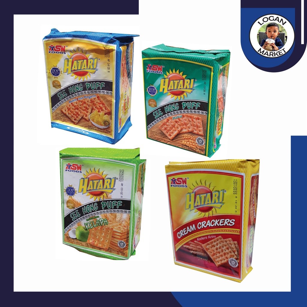 

Hatari Biskuit See Hong Puff Malkist Manis Cream Crackers Margarine Kelapa 245gram 245 gram