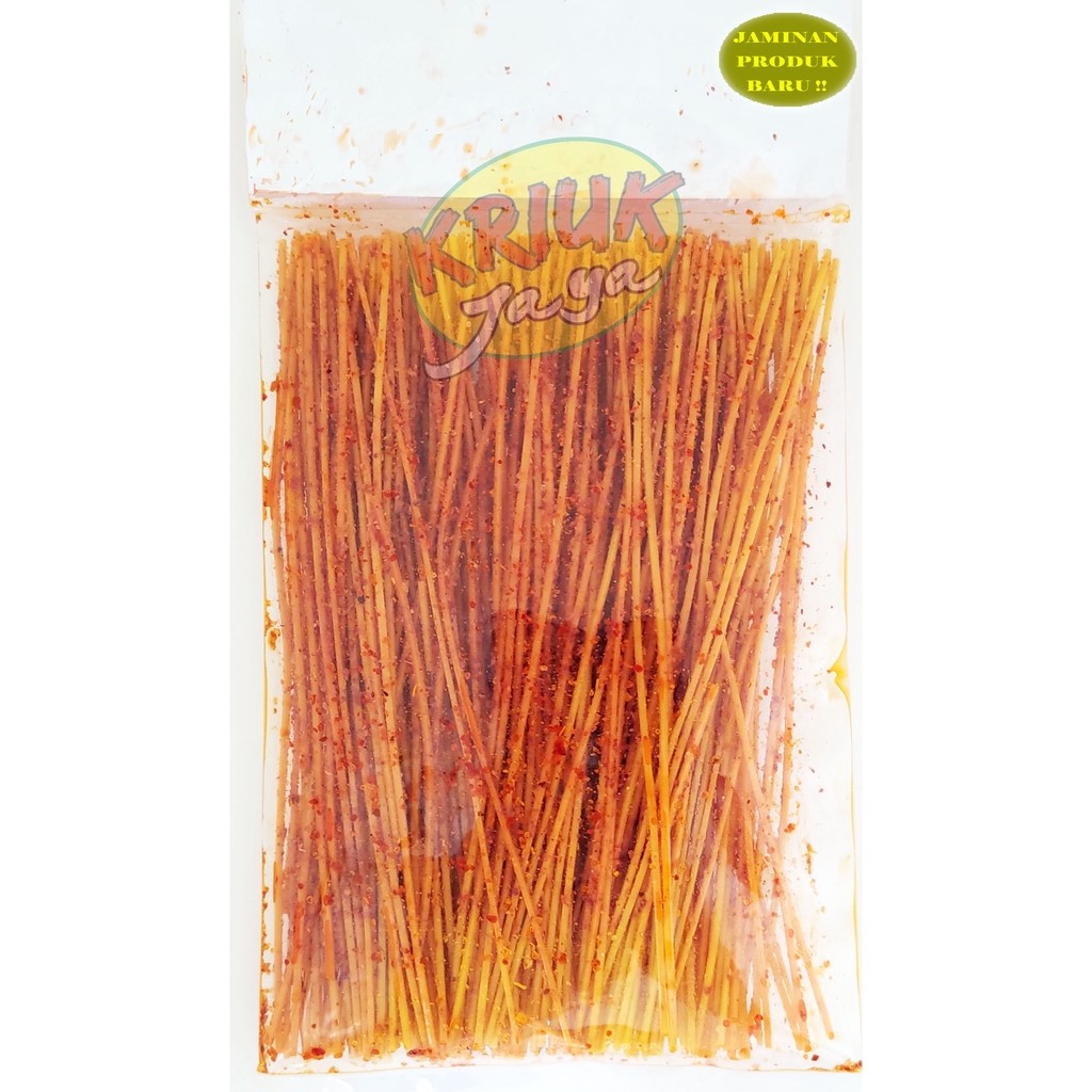 

Cemilan Tradisional MIE LIDI Ayam Putih Rasa PEDAS