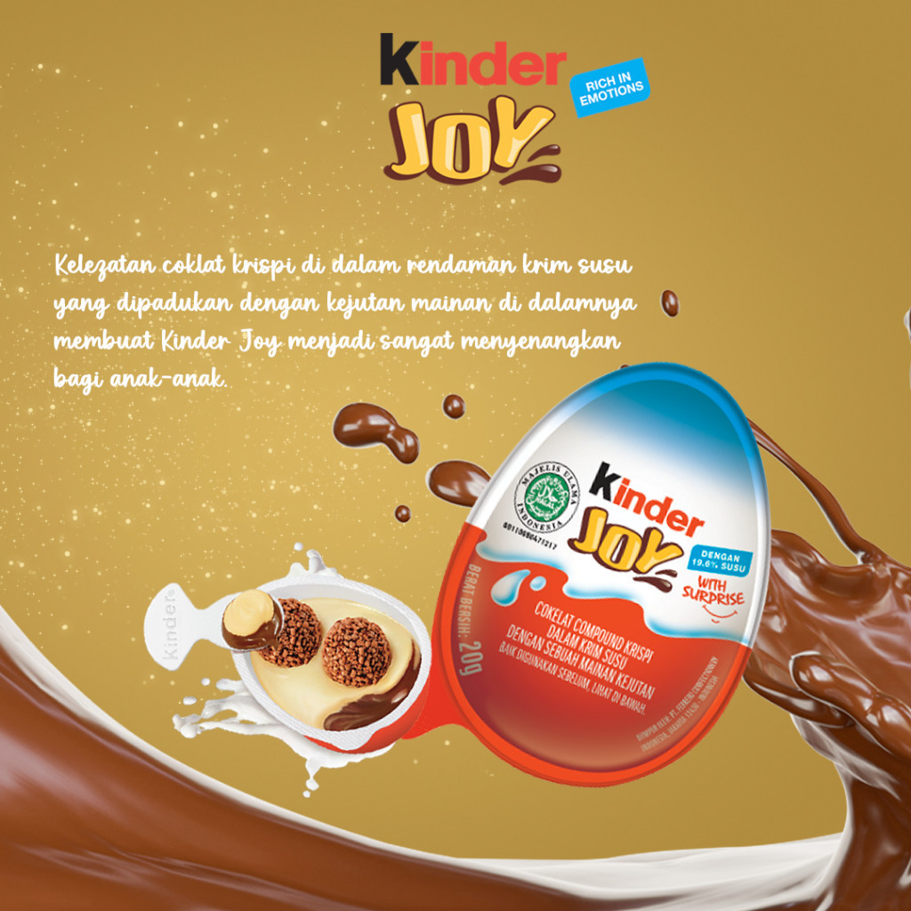 

Kinder Joy Boys Chocolate Crispy 20gr