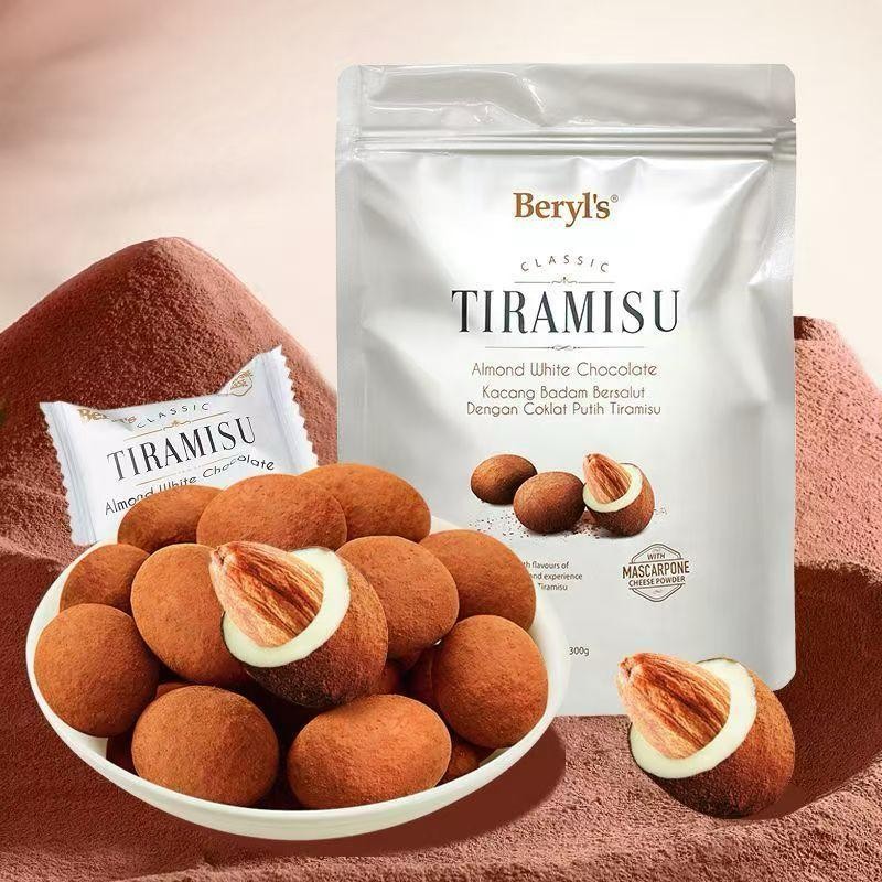 

Beryls Tiramisu Almond Chocolate 300g Beryl's Dark Chocolate 280g Beryls White Chocolate With Dried