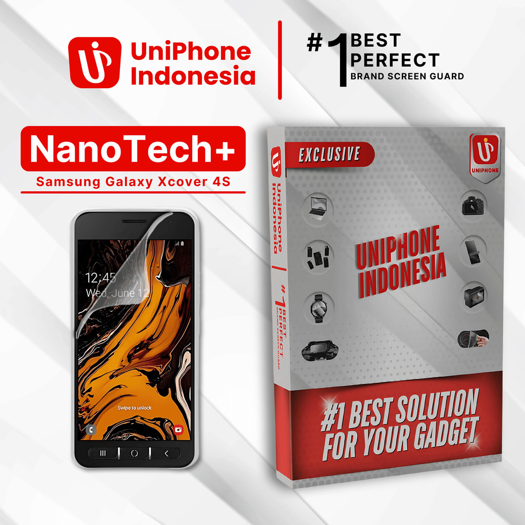 UniPhon EPU BIO GENESIS Hydrogel for Samsung Galaxy Xcover 4s / Screen Guard (Nanotech+ 100% Recycle