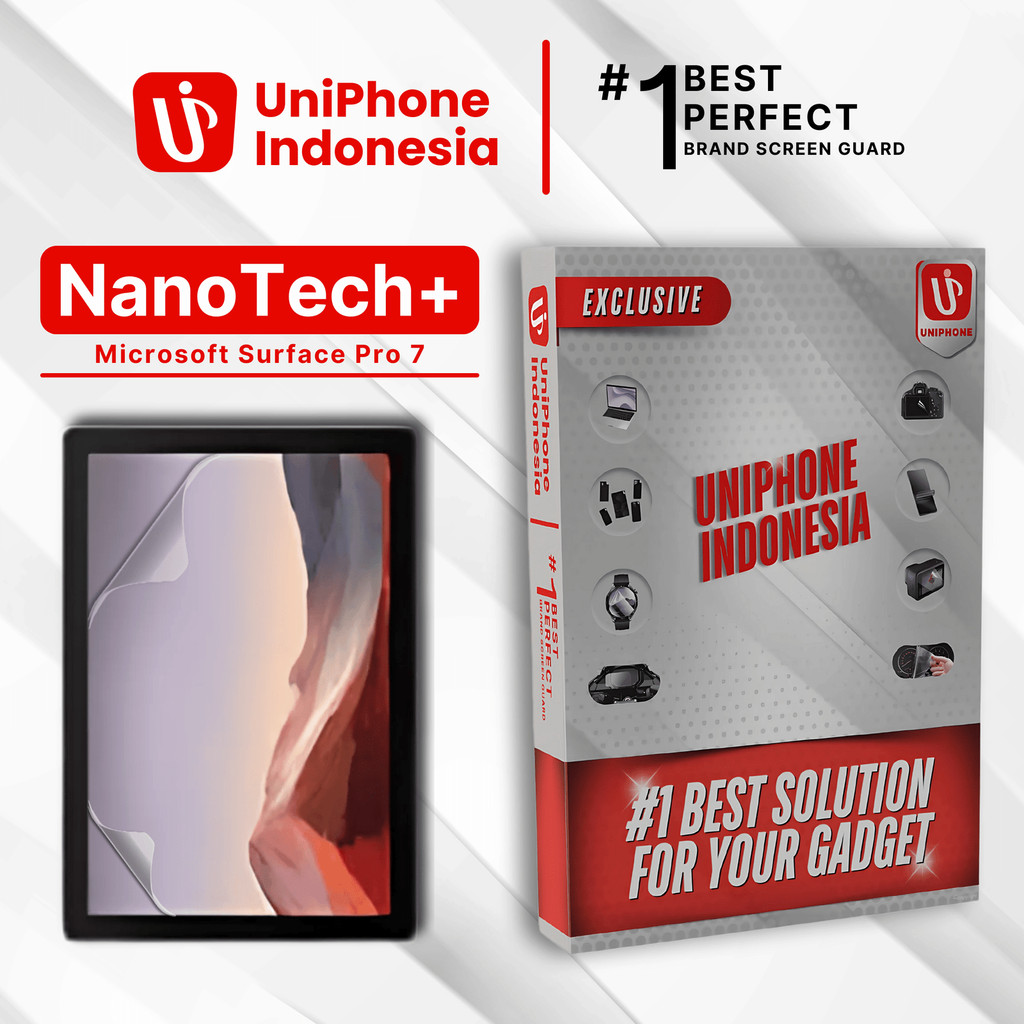 UniPhon EPU BIO GENESIS Hydrogel for Microsoft Surface Pro 7 / Screen Guard (Nanotech+ 100% Recycle)