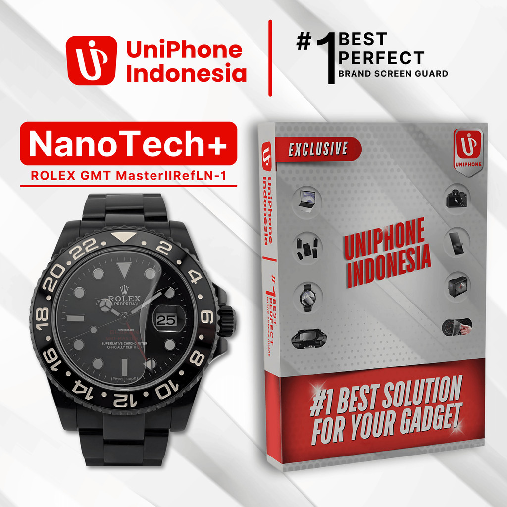 UniPhon EPU BIO GENESIS Hydrogel for Rolex GMT Master II Ref 116710LN 1 / Screen Guard (Nanotech+ 10