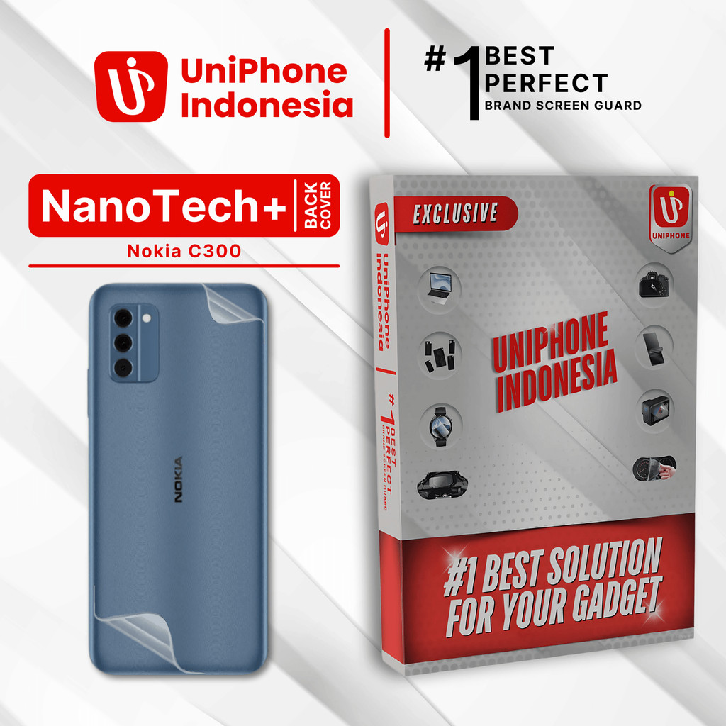 UniPhon EPU BIO GENESIS Hydrogel for Nokia C300 / Back Cover Guard (Nanotech+ 100% Recycle) Premium 