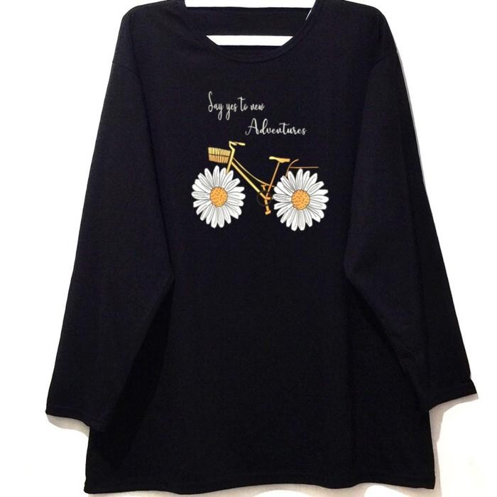 PREMIUM ( COD ) KAOS JUMBO LENGAN PANJANG OVERSIZE XXXL LD 130 - XXXXL LD 140 / FA / KAOS JUMBO /