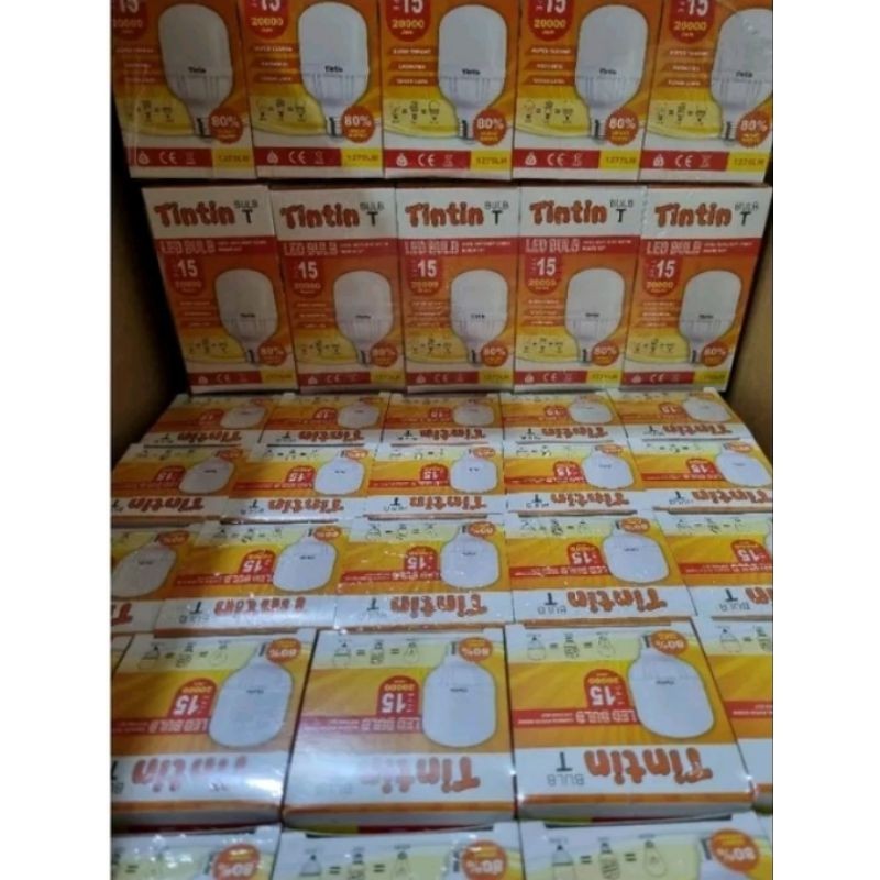 PAKET 10PC LAMPU TINTIN 15W / LAMPU LED TINTIN 15W / LAMPU CAPSUL TINTIN 15W / LAMPU MURAH TINTIN