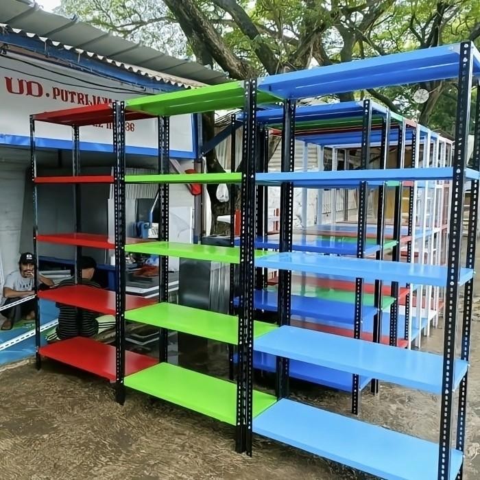 rak besi siku 40x100x200 5 susun