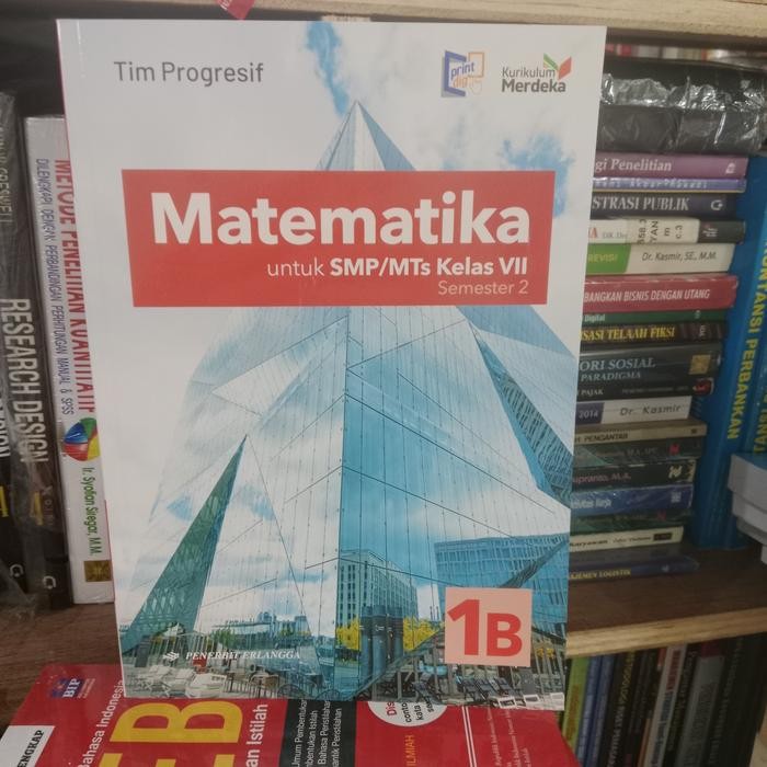 

PROMO MATEMATIKA 1B UNTUK SMP KELAS 7 SEMESTER 2 ERLANGGA KURIKULUM MERDEKA READY