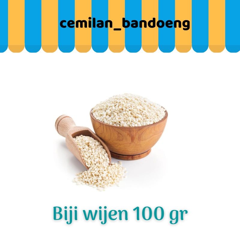 

sesame seeds / biji wijen putih 100gr
