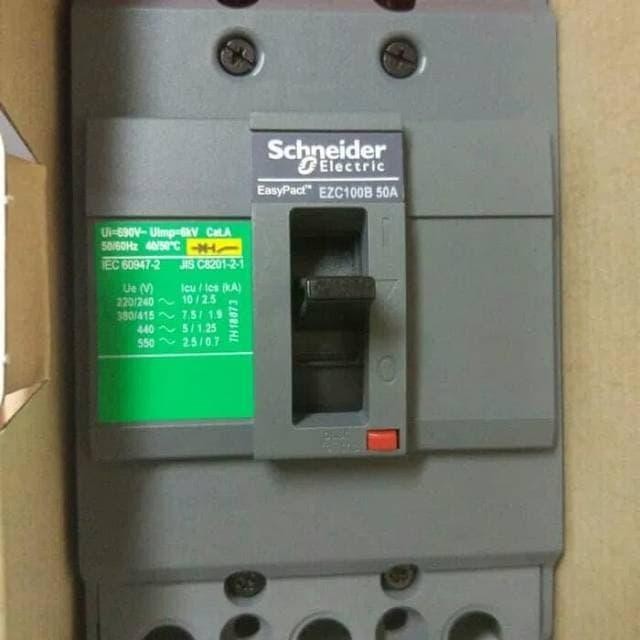JTTOP" MCCB NFB BREAKER SCHNEIDER EZC100F 60A/75A/80A/100A EASYPACT