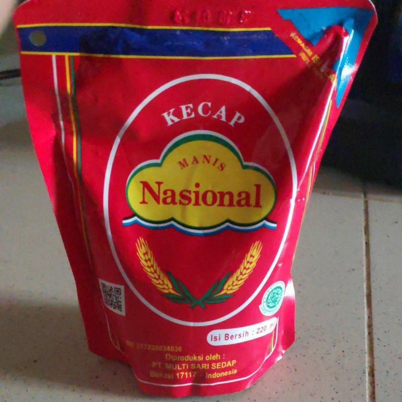 

Kecap Nasional 220ml eceran per pcs