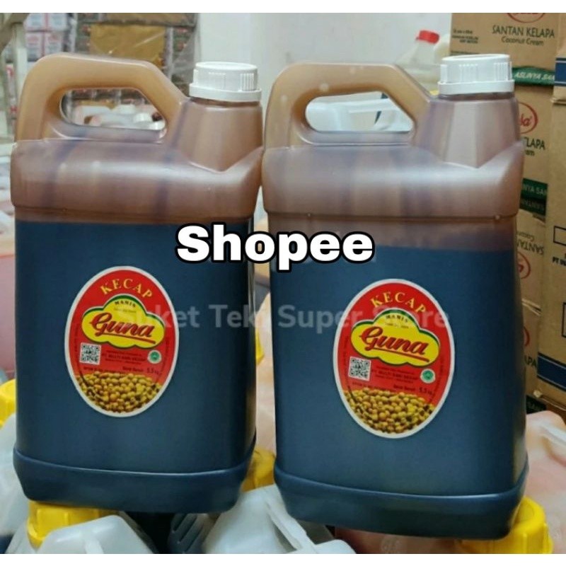 

Kecap Manis Guna 5.5kg Jerigen Nasional Derigen GOJEK