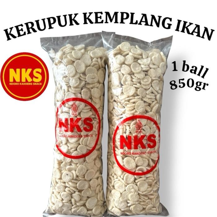 

JTTOP" KERUPUK KEMPLANG COIN 850GR NKS SNACK MAKANAN RINGAN , CRISPY CEMILAN FOOD