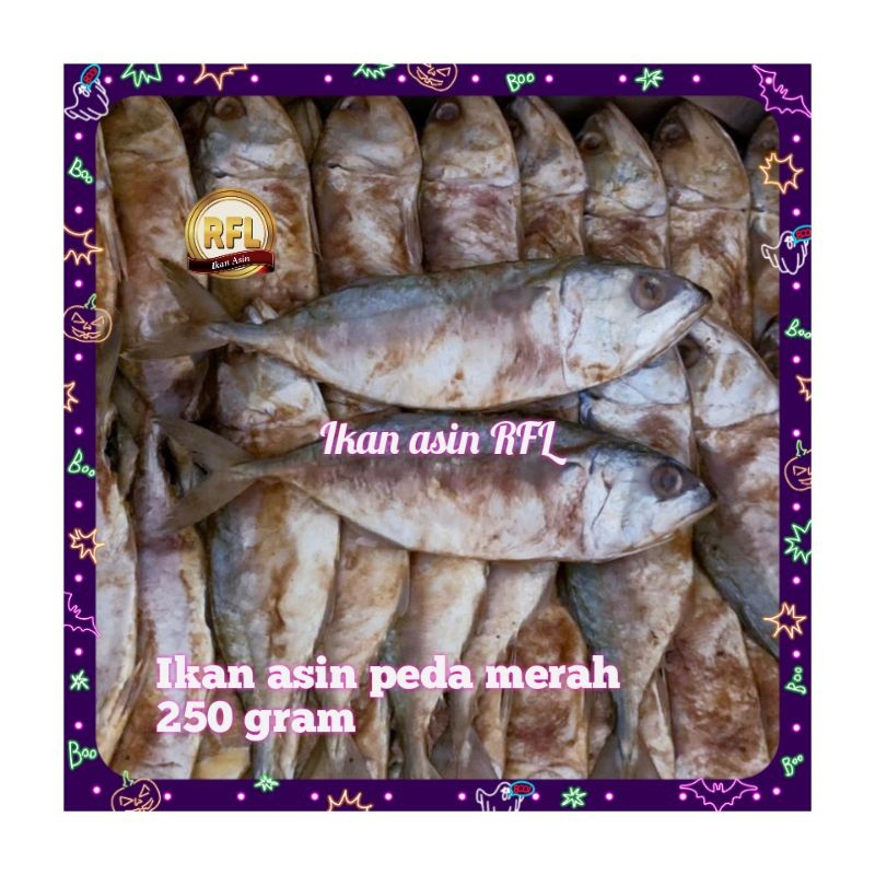 

ikan asin peda merah super 250 gram