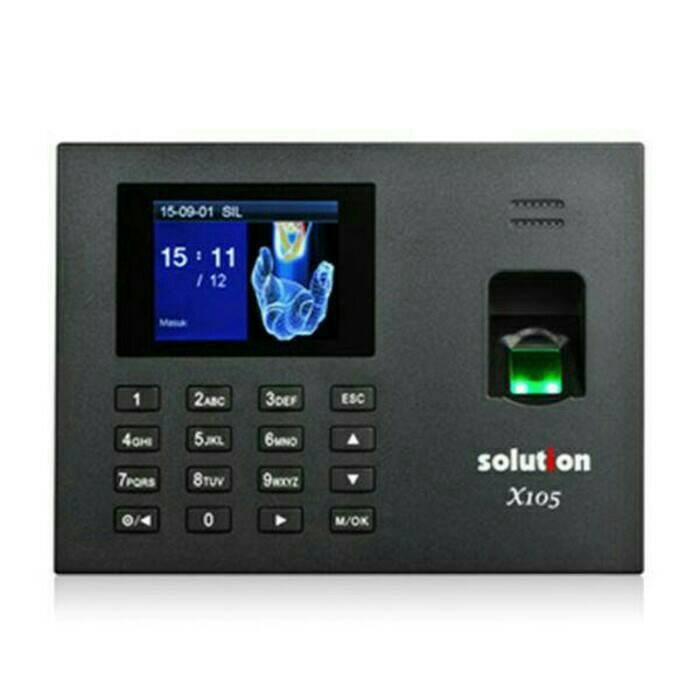 SOLUTION FINGER PRINT X-105 MESIN ABSENSI SIDIK JARI SOLUTION X105