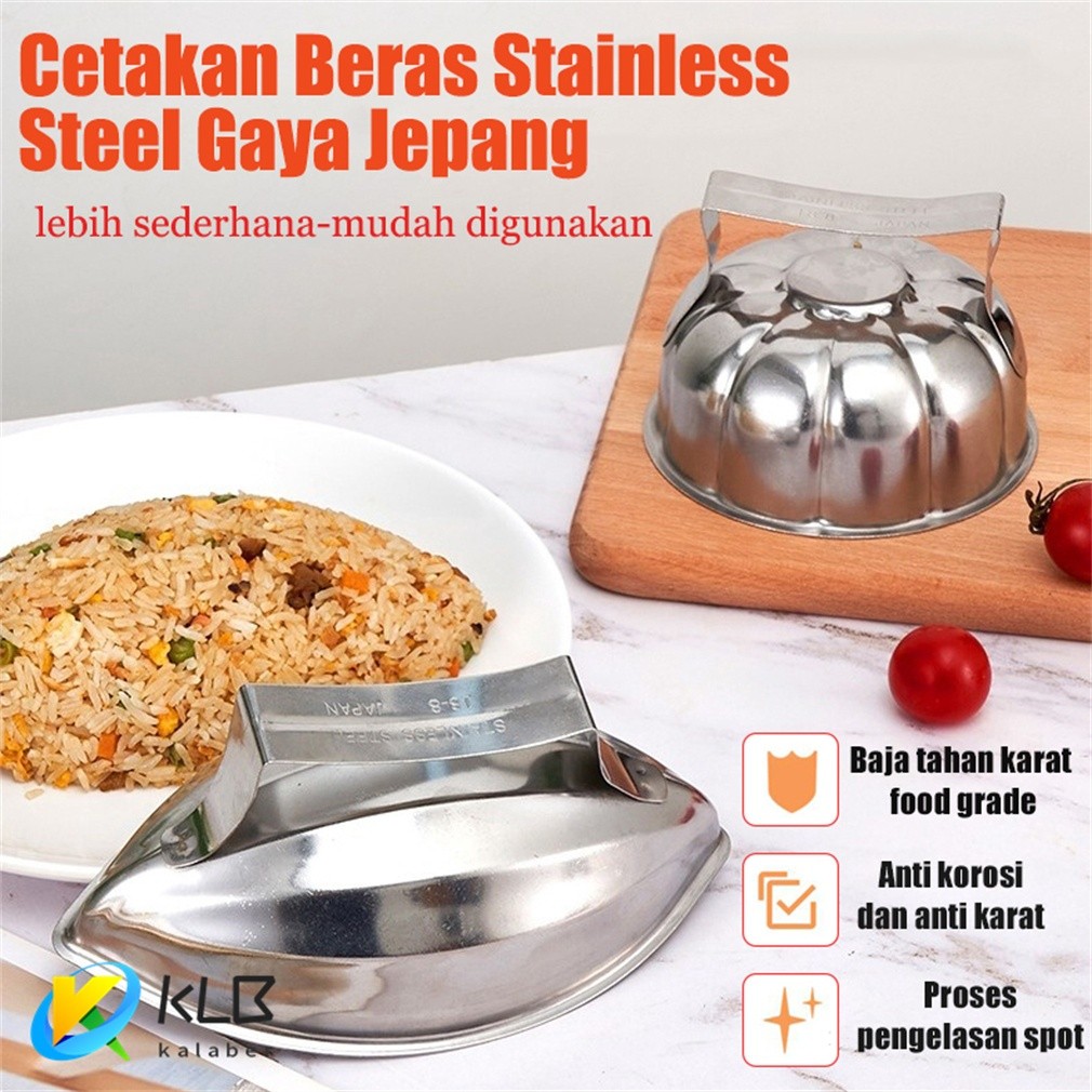 Flower Shape Omurice Mold/Cetakan Telur Dadar Gaya Baru/Omurice Mold Cetakan Nasi Bentuk Pepaya