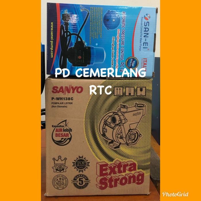 Terbagus Pompa Sanyo Pendorong Otomatis Booster Pump Sanyo Otomatis Pressure
