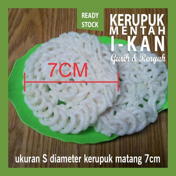 

JTTOP" KERUPUK MENTAH GURIH RENYAH GARING BULAT PUTIH 500GRAM