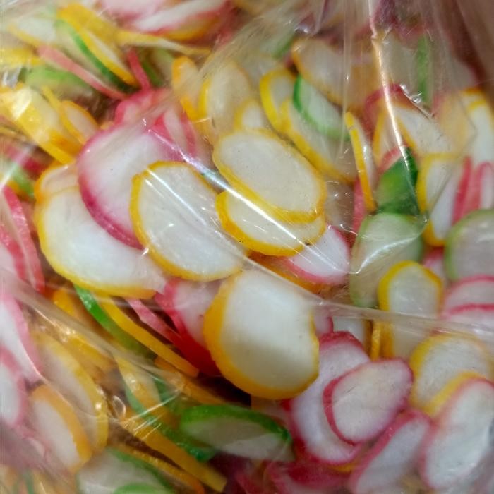 

JTTOP" KERUPUK BAWANG WARNA WARNI 1KG COCOK NASI UDUK NASI GORENG DLL